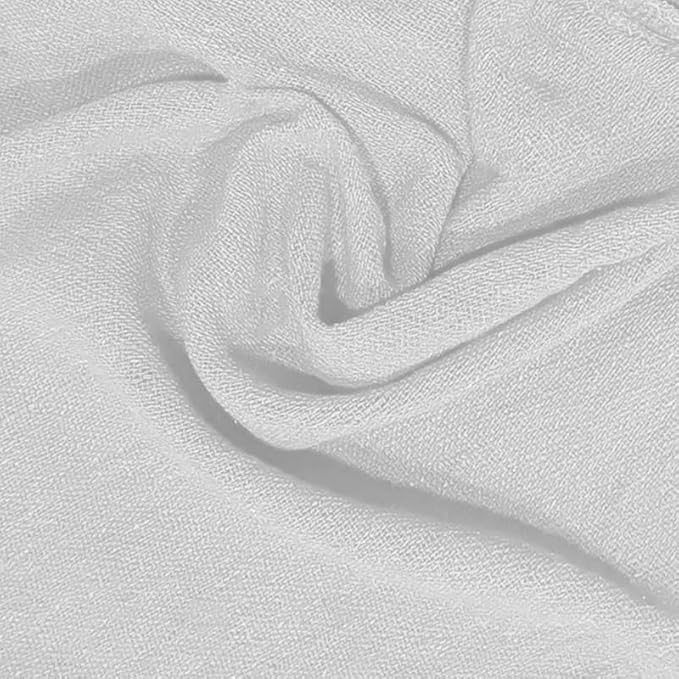 Shop Towels (White, 500-Pack) - Bulk Cleaning Towel in a Bag, Mechanic Cotton Wipes for Car Maintenance, Auto Mechanics & Garage, Wipe Grease & Oil, Machine Wash & Reusable