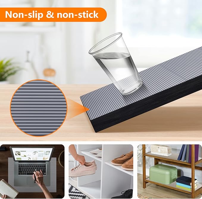Shelf Liners for Kitchen Cabinets 11.8 Inches x 10 Feet Non Adhesive Drawer Liner EVA Material Cupboard Mat Waterproof Refrigerator Mats Washable Fridge Liner for Cupboard and Desks Clear Shelf Liner