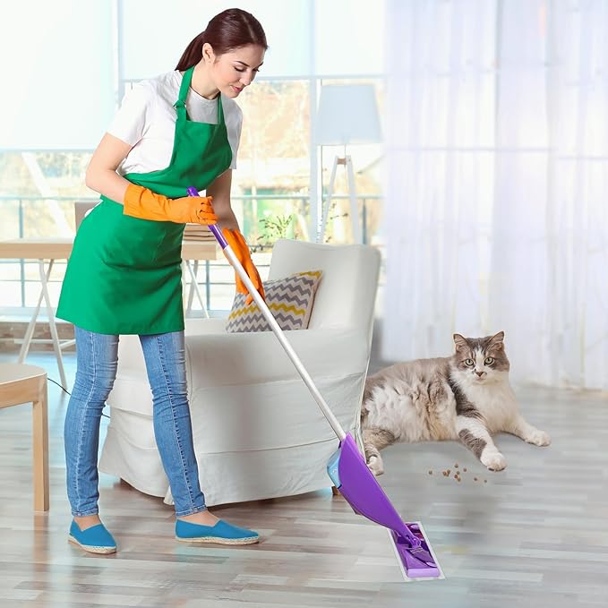 80 Pack Disposable Mop Pad Refills for Swiffer Wet Jet Spray Mop,Dry&Wet Mopping Pad Compatible with Swiffer Wet Jet and Any Model of Velcro Mop,Multi Surface WetJet Pad for Floor Cleaning