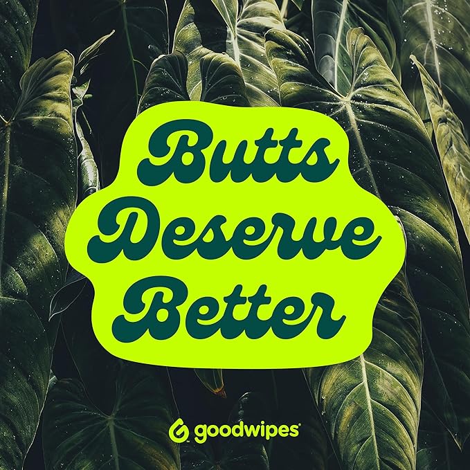 goodwipes Flushable Butt Wipes - Vitamin E & Aloe - Sewer & Septic Safe - Extra Large Adult Wet Wipes For Women & Men - Bathroom Essentials - Rosewater, 318 Count (6 Packs + 1 Travel)
