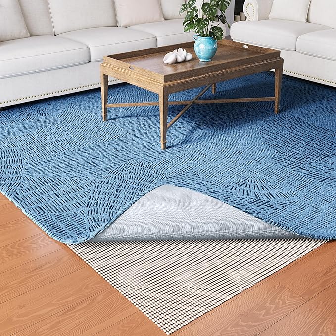 Non-Slip Rug Pad Gripper 3x10 Feet, Anti Skid Mat for Kitchen Hallway Runner Rug, Keep Rugs in Position and Safe, Thick Cushioned Carpet Pad for Hardwood Floors Protection