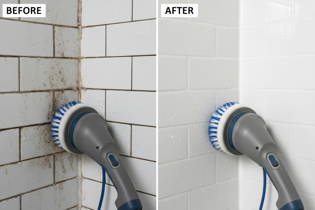 Ditch the Toothbrush: How to Restore Bathroom Grout with Power Scrubbing