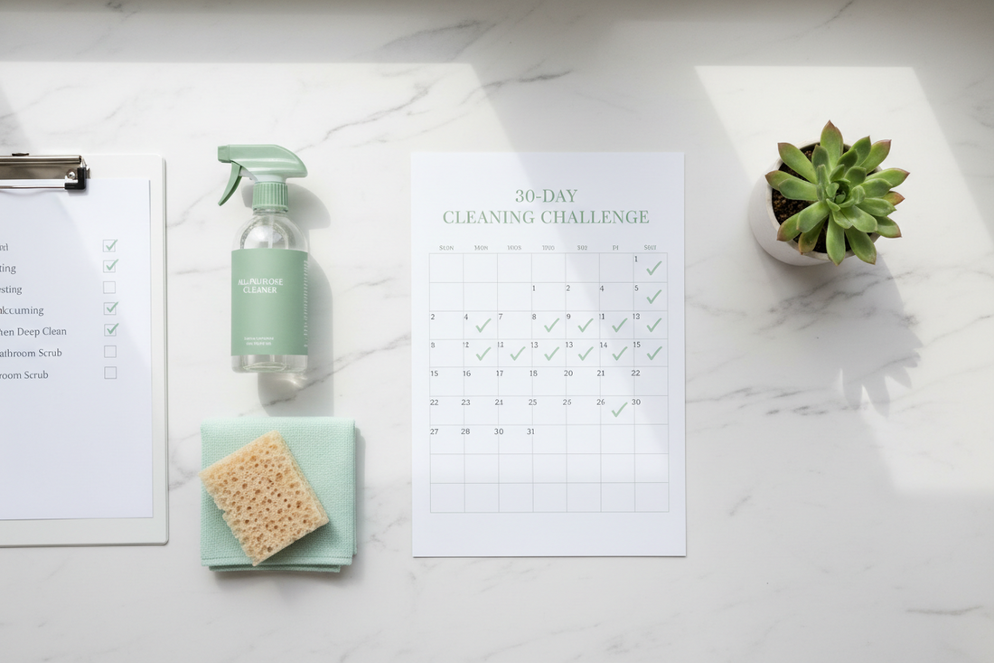 The 30-Day Home Reset: A Stress-Free Cleaning Challenge
