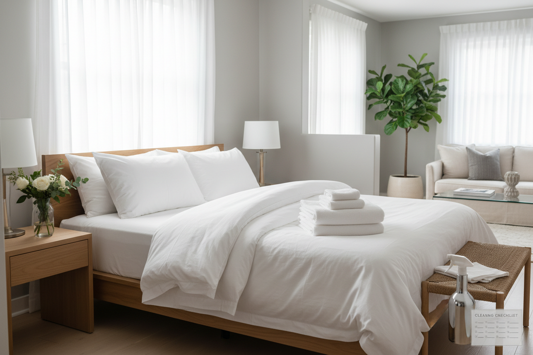 The 5-Star Airbnb Cleaning Checklist: Impress Guests and Avoid Bad Reviews Tags: Vacation Rental, Hosting, Speed Cleaning, Business