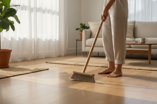 The Five-Minute Floor Routine That Keeps Everyday Mess Under Control