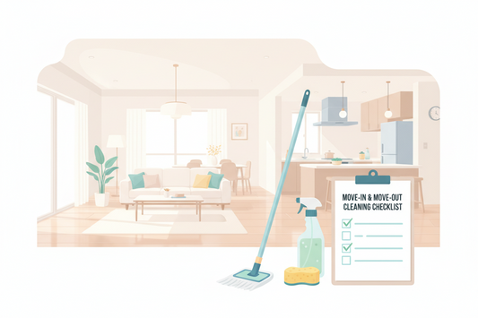 The Stress-Free Move-In & Move-Out Cleaning Checklist