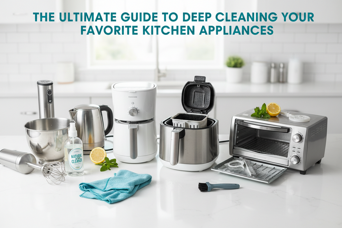 The Ultimate Guide to Deep Cleaning Your Favorite Kitchen Appliances (Air Fryer, Keurig & More)