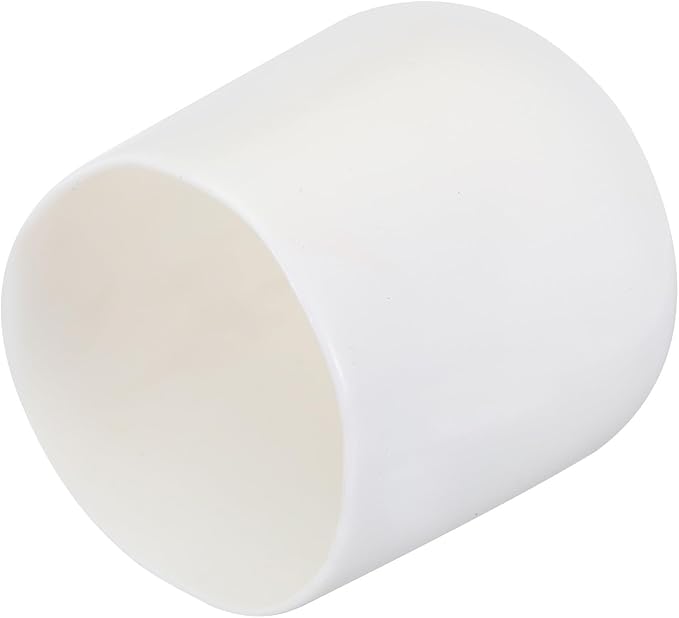 uxcell 20pcs Rubber End Caps 38mm ID Vinyl Round Tube Bolt Cap Cover Screw Thread Protectors White