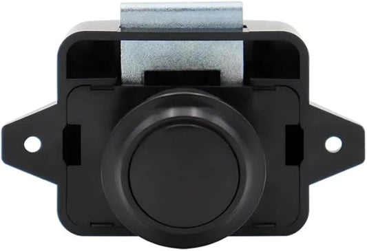 Encell Set of 5 Push Button Latch Cupboard for RV Camper Motor Home Caravan Black