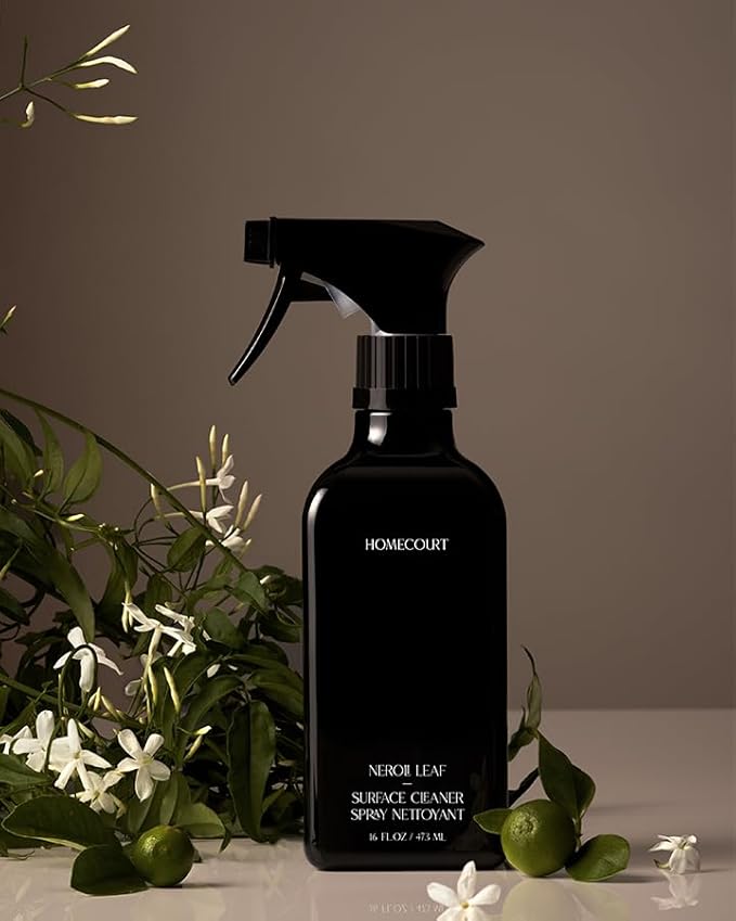 Homecourt All-Purpose Surface Cleaner Spray, Lifts Away Dirt, Smudges & Grease, For Bathroom, Kitchen & more, Clean Formula, Neroli Leaf, 16 fl oz