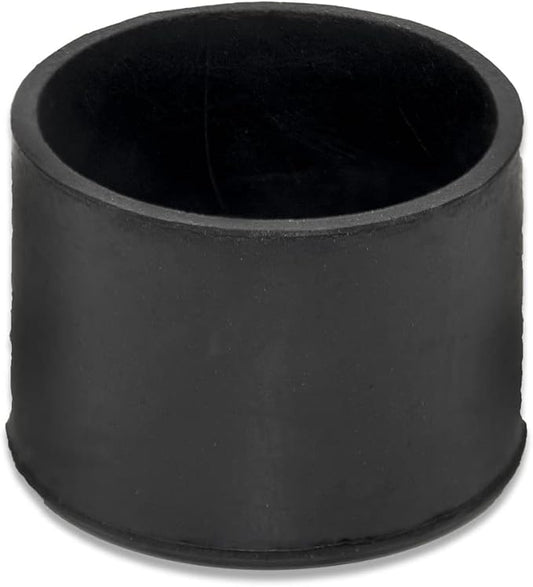 Flyshop 4 Pieces 45mm Rubber Chair Leg Caps Round, Protective Caps for Chair Legs, Floor Protectors, [Non-Slip & Noise Reduction], Durable Chair Socks, Black Furniture Feet Gliders