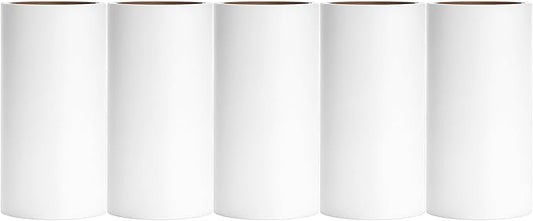 4.6 inch Lint Roller Refills Only for Evercare Giant Lint Rollers for Pet Hair Extreme Stick Refills 5 Rolls 60 Sheets per Roll Total 300 Sheets