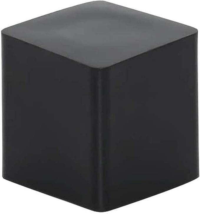 10 Pcs Black Square Anti-Slip Rubber Leg Tips Chair Leg Caps Furniture Floor Protectors Chair Table Bar Stool Leg Covers Furniture Leg Cube Feet 2.36 Inch x 2.36 Inch (60 x 60mm)