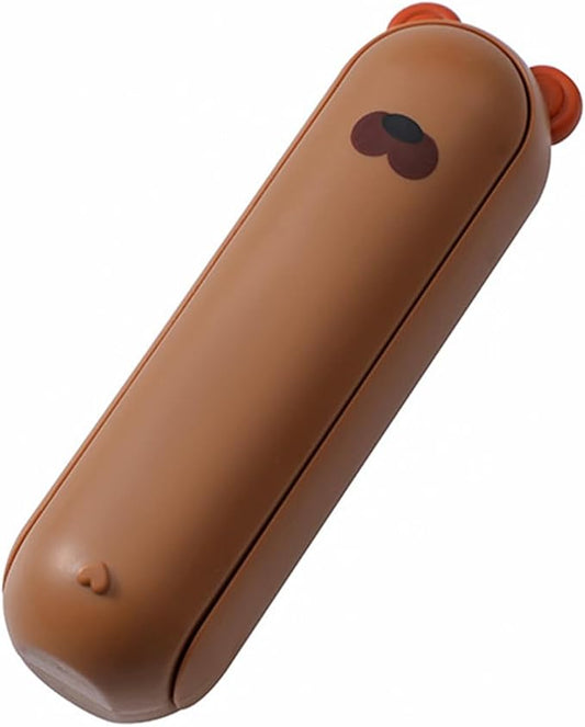 Travel Lint Roller Mini, Cute Bear Resuable Lint Rollers for Pet Hair Extra Sticky, Washable Cat Dog Hair Remover for Cloth, Car, Furniture