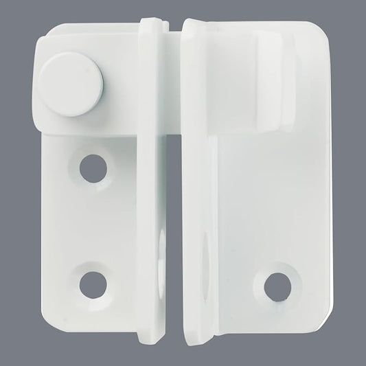 Alise Flip Latch Gate Latch White Shed Lock Shed Latch Barn Door Lock Locking Latches for Barn Fence Cabinet Garden Garage Window Pet Dog Cage,Stainless Steel Shed Door Latch Barn Door Lock,S-Size