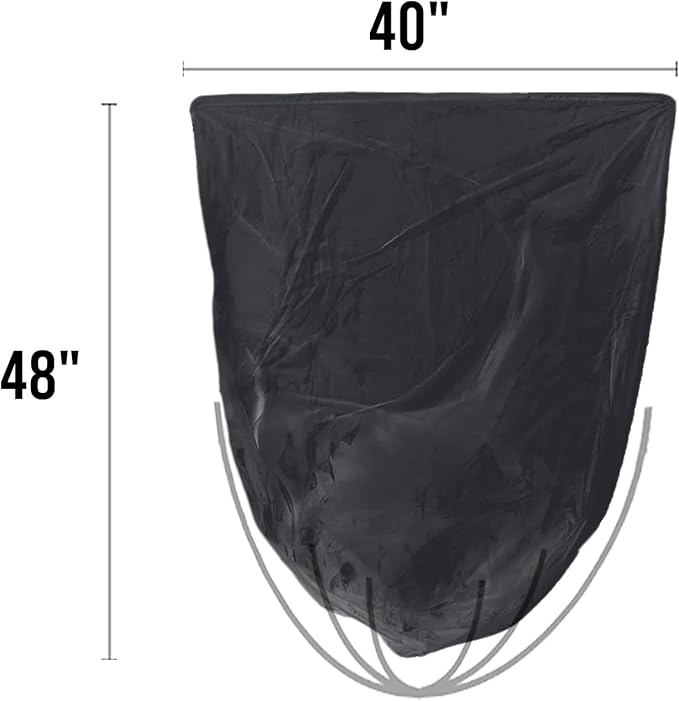 40-45 Gallon Lawn & Leaf Trash Bags, 250 Count Bulk, Black Garbage bags, Multi-purpose Trash Can Bin Liners for Home Commercial, Outdoor, Construction, Industrial