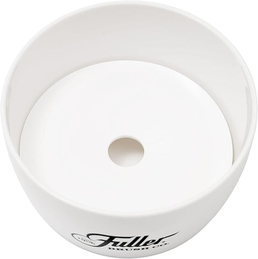 Fuller Brush Handy Holder with Drain Rack – Small Sink Caddy for Organizing Cleaning Sponges & Tools – Removable Drain Tray, Dishwasher Safe – White