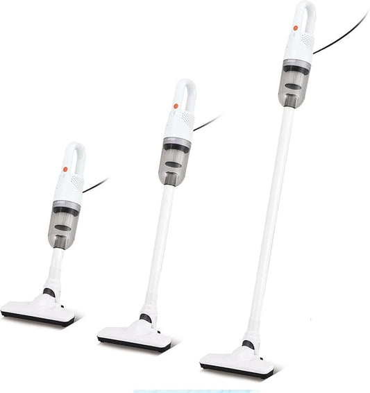 Handheld Vacuum Cleaner,Ultra-Lightweight Mini Portable Vacuums for Home, 6 in 1 Stick Vac Cleaners for Car,Pet Hair(White Corded)