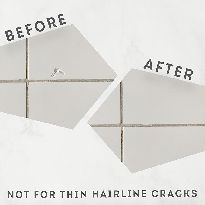 Tile Repair Kit by Stowsen - Also Works as Bathtub Repair Kit I Ideal to Fix Your Broken Chip or Crack on Marble, Corian, Porcelain and Granite Countertops