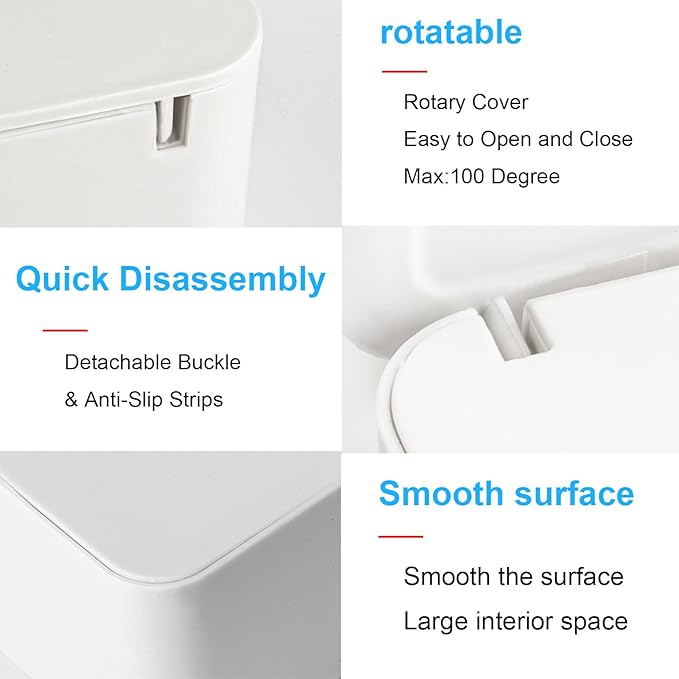 1 Pcs Diaper Wipes Dispenser, Refillable Wipe Container, Wipe Container with Sealing Design Lid, Keep Wipes Fresh,Wet Wipes Cases (White)