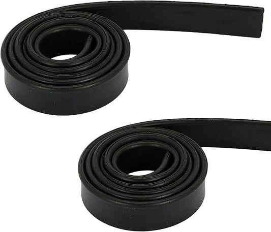 2 Rolls of 41 Inch Rubber Squeegee Replacement Blades for Window, Glass, and Shower Door Cleaning