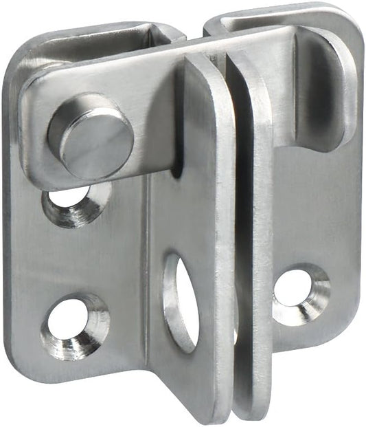 Alise Flip Latch Gate Latch,Shed Door Latch Barn Door Lock Shed Lock Shed Latch,Stainless Steel Locking Latches for Shed Barn Fence Chicken Dog Cage Window Cabinet Backyard Garage,Brushed,S-Size