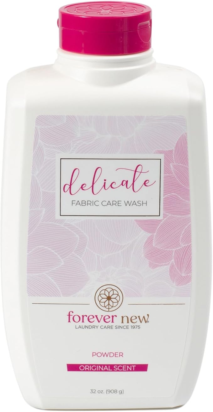 FOREVER NEW Granular Detergent Powder - Delicate Laundry Care Wash - Original Scented, 32 Oz