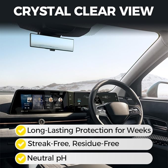 Micromolecular Anti-Fog Coating Wiper–Keeps Your Windshield Clear & Fog, Car Anti-Fog Agent with Applicator, Magic Gem Coating Glass, Anti Fog for Car Windshield,Windows,Mirrors,Glasses (1PCS)