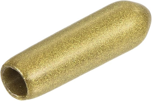 uxcell 20pcs Rubber End Caps 3.5mm ID Vinyl Round Tube Bolt Cap Cover Thread Protectors Gold