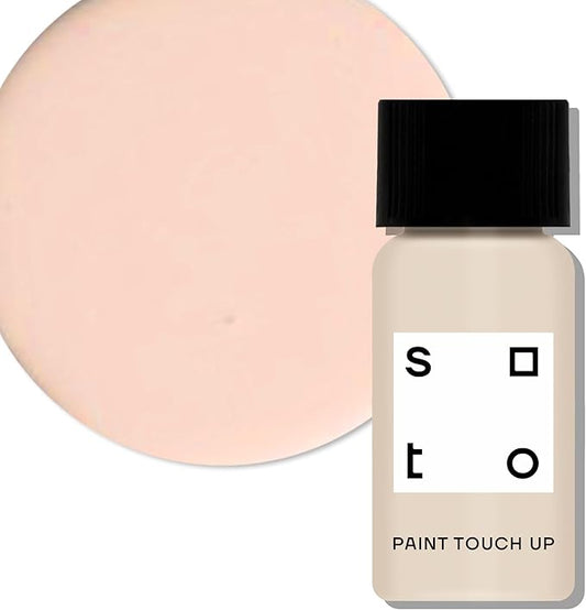 soto Pink Paint Touch Up, Multi-Surface, Matte Finish (No. 30 Palo Rosa) — 10 Milliliters of Scratch Repair for Furniture, Walls, Cabinets, Trim, Doors, Indoor/Outdoor