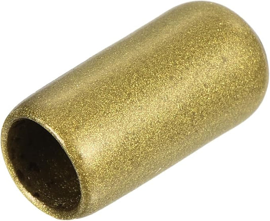 uxcell 20pcs Rubber End Caps 6.5mm ID Vinyl Round Tube Bolt Cap Cover Thread Protectors Gold