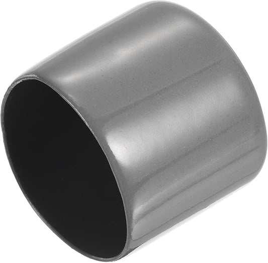 uxcell 20pcs Rubber End Caps 35mm ID Vinyl Cap Cover Screw Protectors Dark Grey