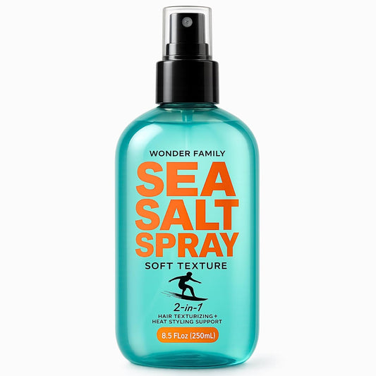 Sea Salt Spray for Men & Women – Texture for Beach Waves, Hair Volumizer, Strong Hold Hairspray, Travel Size Curl, Texturizing Finishing Spray, Extra Hold Hair Styling Mist