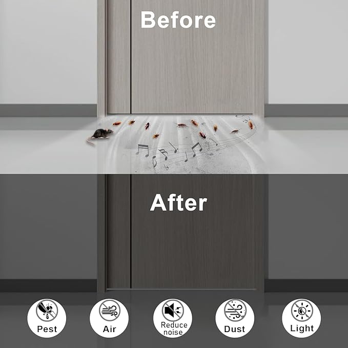 White Strong Adhesive Foam Sealing Weather Stripping, High Density Door Insulation Strip, Closed Cell Foam Weather Stripping for Doors and Windows Insulation (1 in x 1/8 in x 33Ft)