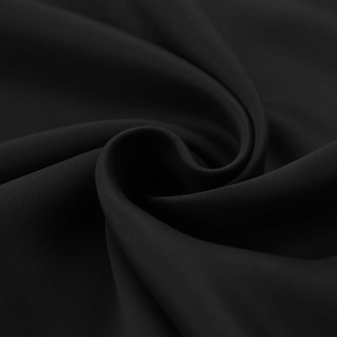 BGment Black Out Thermal Curtains 63 Inch Length for Bedroom 2 Panels - Room Darkening Window Drapes with Rod Pocket Insulated Blinds Privacy for Living Room, 42 x 63 Inch