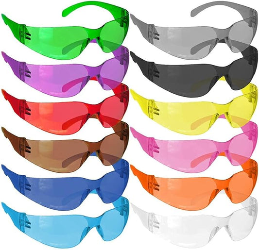 SAFE HANDLER Hyline Anti-Fog Color Safety Glasses Variety, Impact Resistant, Polycarbonate, Anti-Scratch