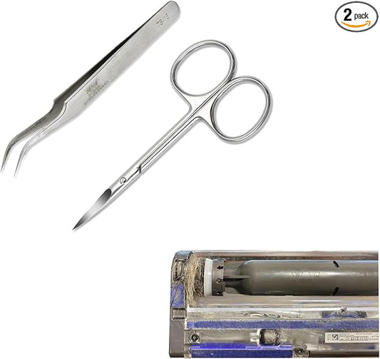 Cleaning Tool Kits, Hair Removal Tools for Vacuums Wheels (Long Hair, Pet Hair Wrapping)