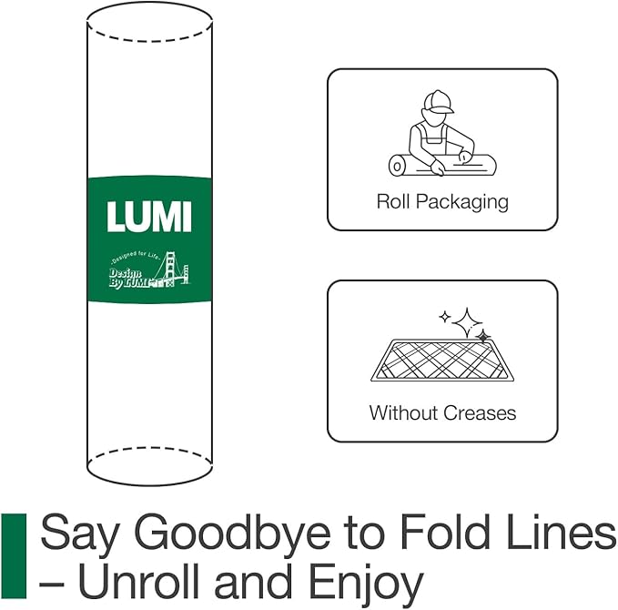 LUMI Indoor Door Mat 32"x47", Ultra Thin Low Profile Non-Slip Doormat for Home Entrance, Absorbent & Stain-Resistant Welcome Mats, Washable Entryway Mat for Front Door, Patio, Porch, Camel