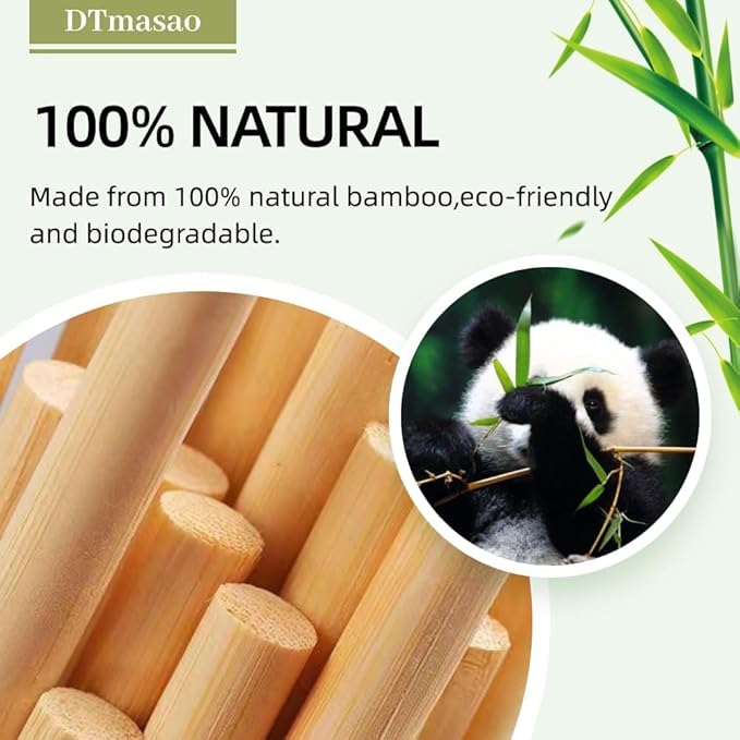 1/4 x 12 Inch 50 PCS Square Dowel Rods Wood Sticks Wooden Dowel Rods Unfinished Bamboo Sticks - for Crafts,Home Decor, Model Making and DIYers