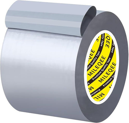 Window Weather Stripping Door Seal Tape Silver, 2in x 66FT, Automotive Weatherstrip Adhesive Seal Strip for Car Auto Trunk, Weatherproof Gap Sealing Sealer Draft Blocker, Waterproof