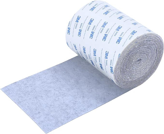Felt Furniture Pads, Heavy Duty Felts Strip Roll with Adhesive Backing Felt Pads Furniture Feet Cuttable Felts Tape for Protecting Hardwood Floors(5 x 120 x 0.12 Inch, Gray)