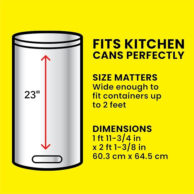 Glad ForceFlex Tall Kitchen Trash Bags, 13 Gallon, Gain Fresh Clean, 40 Count (Package May Vary)