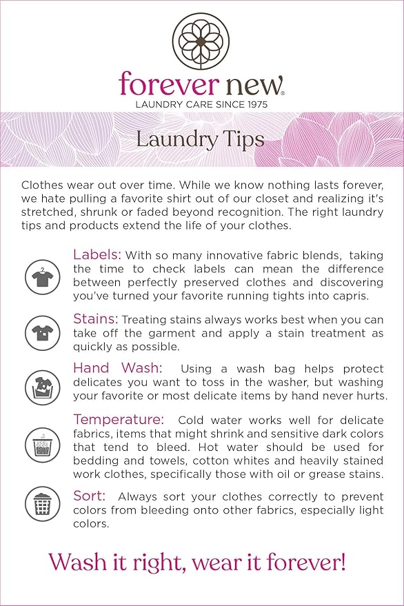 FOREVER NEW Granular Laundry Detergent – Nontoxic Powder Laundry Detergent, Safe for Colors & Sensitive Skin - Essential Laundry Supplies, Delicate Fabric Care Wash (Unscented, 4 oz)