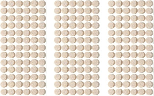 Furnigear Felt Pads Small 3/8" Felt Pads for Cabinet Doors Bumpers, Cabinet Cushion Dots Felt Cabinet Door Stops, Self Adhesive Thick Bumper Pads to Protect Surfaces -Anti Scratch 234 Pcs Round Beige
