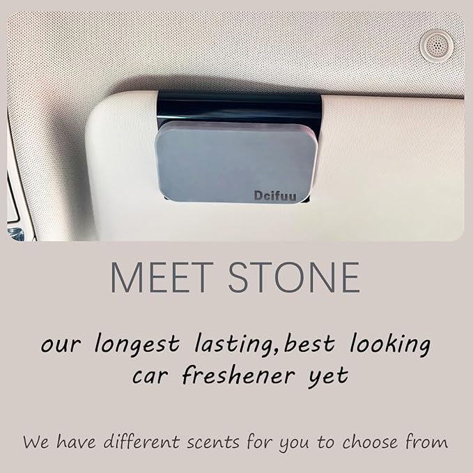 Car Air Freshener, Woodiness Air Freshener, Odor Eliminator, Woodiness Scent Starter Kit Car Visor (Pack of 3, No clip included)