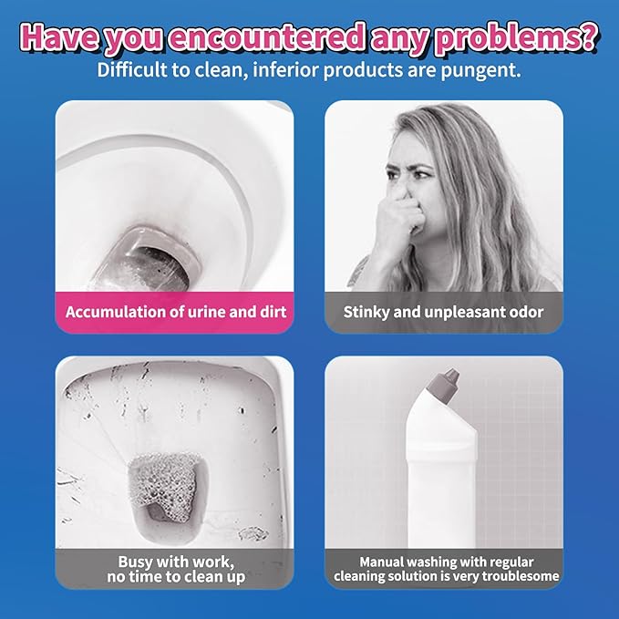 Automatic Toilet Bowl Cleaner Tablets, 30-Pack Long-Lasting Toilet Tank Cleaner for Bathroom, Blue Water Freshener, Prevents Stains & Odor, Safe for All Toilets (30, Blue and yellow)