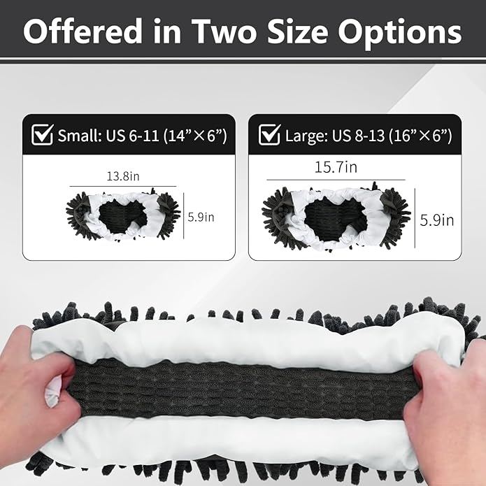 Mop Slippers Socks Floor Cleaning,Microfiber Shoe Covers dust Washable Reusable for Woman Man House Kitchen