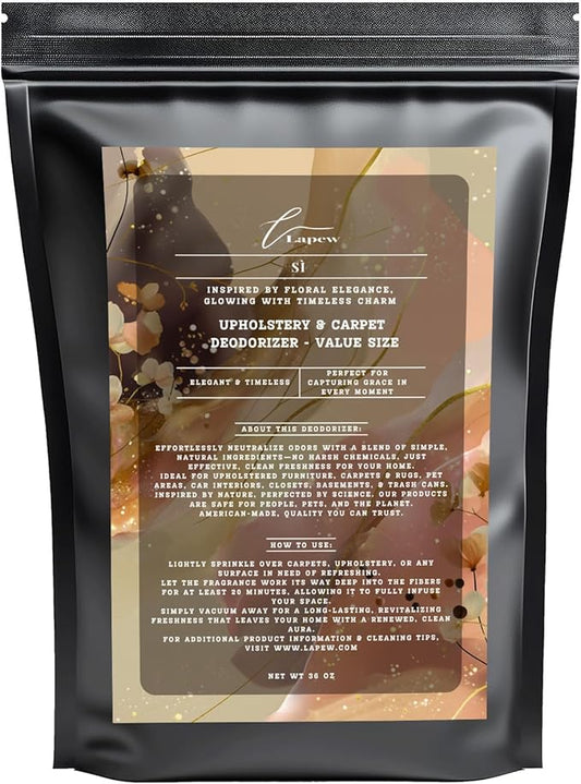 Sì Carpet Freshener Powder Value Size 36 oz | Powerful Odor Eliminator for Home | Upholstery Deodorizer | Carpet Deodorizer | Cat Litter Box | Sì Armani Fragrance