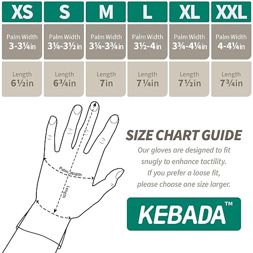 Kebada W1 Work Gloves for Men and Women, Touchscreen PU Coated Gloves with Grip, 50 Pairs Bulk Pack, Ideal for Warehouse Package Handling, Construction, Gardening, Gray Large