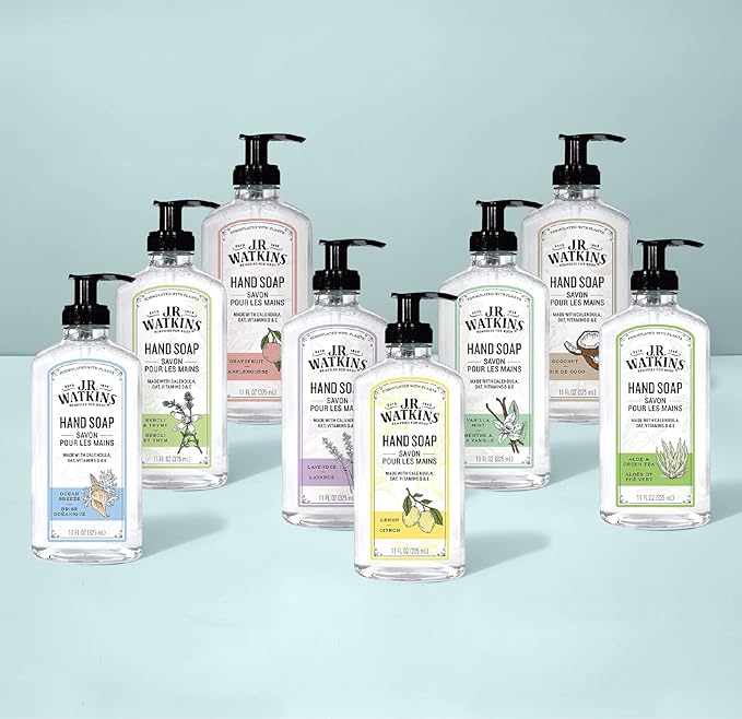 J.R. Watkins Hand Soap Refill, Aloe and Green Tea 34 fl Ounce